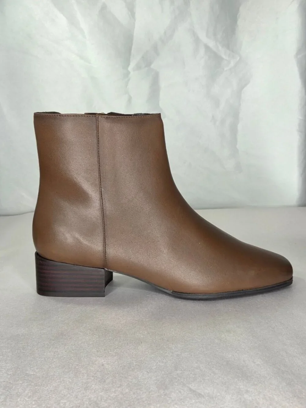 Easy Spirit Sidney eFlex Square Toe Booties - Taupe, 11 M